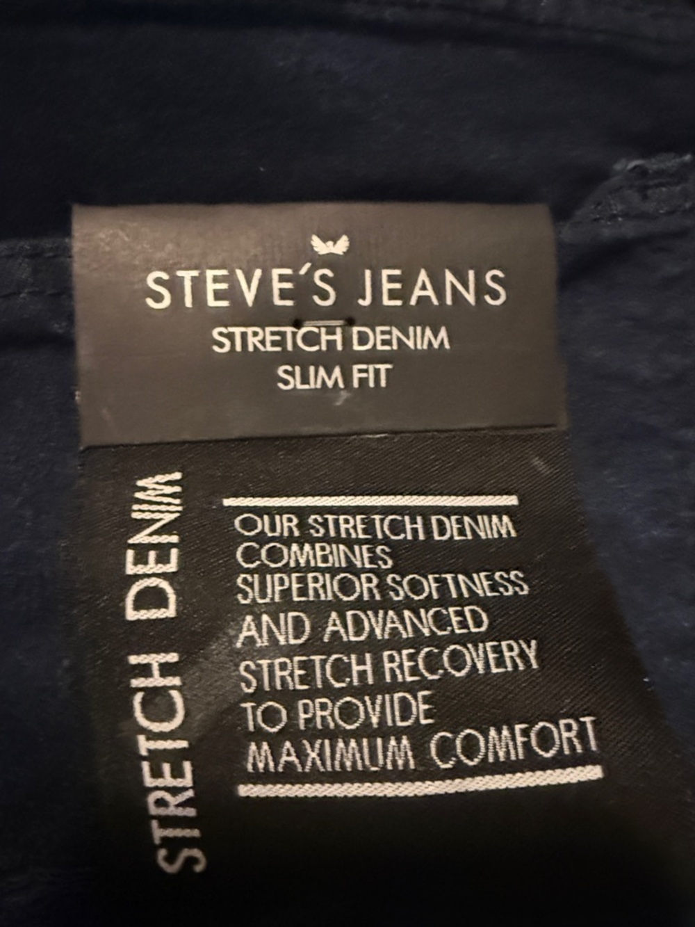 Steve’s Men’s Dark Blue Denim Shorts - Picture 5 of 5